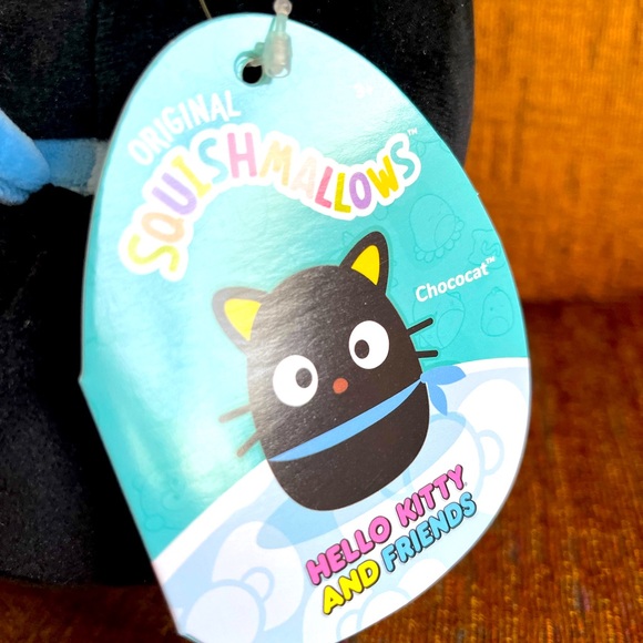 Hello Kitty and Friends Chococat Squishmallows Plush NWT - Picture 2 of 3